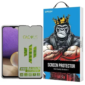 Glass Screen Protector Epicoy Cactus-ESD-Privacy For Samsung Galaxy A32 5G/A12 4G/ M12 / M32 5G/F12