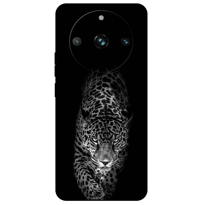 کاور مگافون طرح پلنگ مدل 1879 مناسب برای گوشی موبایل ریلمی 11 Pro / 11 Pro Plus    