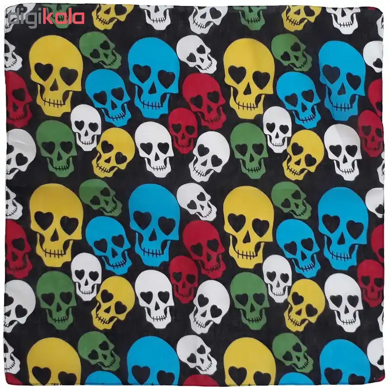 دستمال سروگردن طرح Color Skeleton