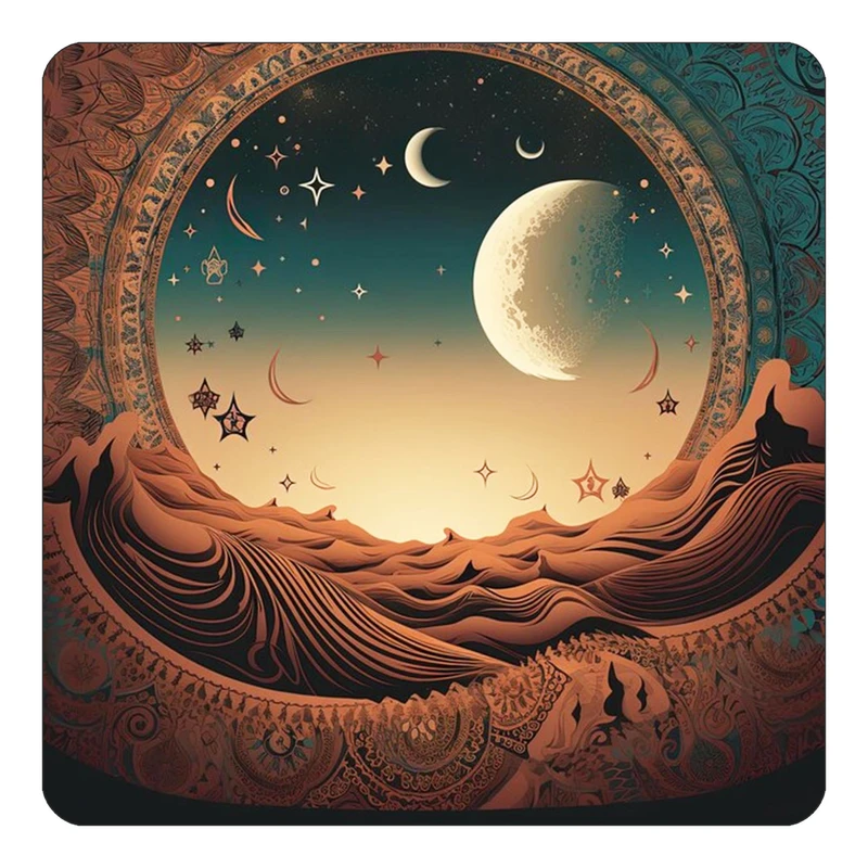 مگنت کاکتی طرح ماه و ستاره مدل mp53835