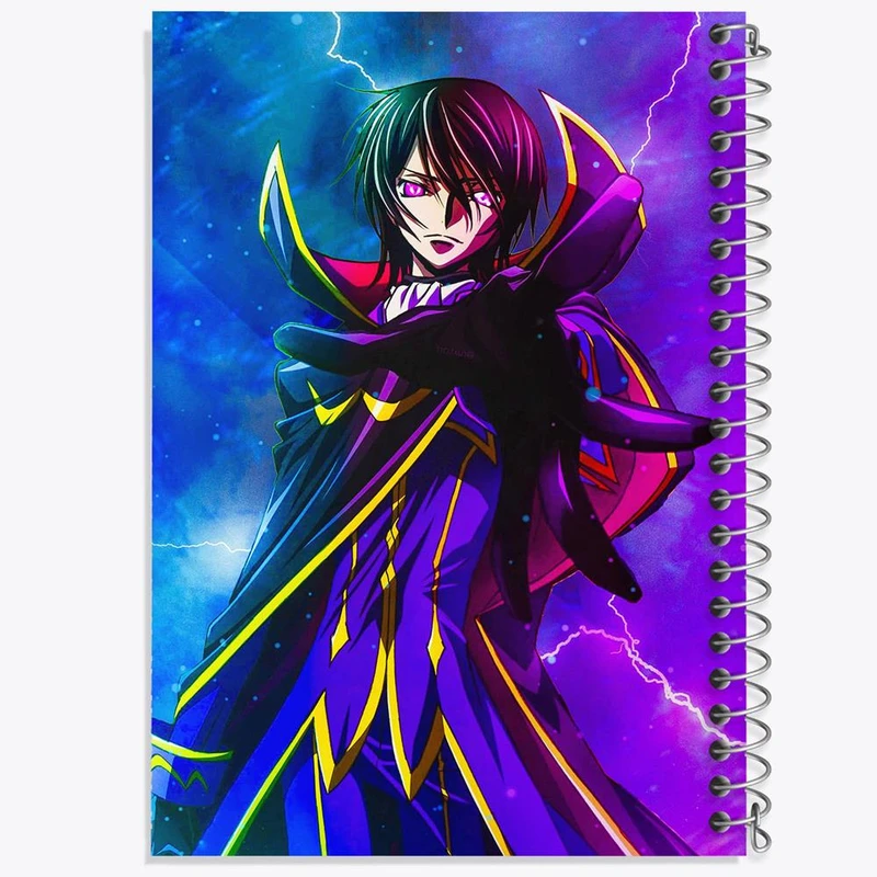 دفتر شطرنجی 50 برگ خندالو طرح لولوش وی بریتانیا انیمه کد گیاس Code Geass کد 13083