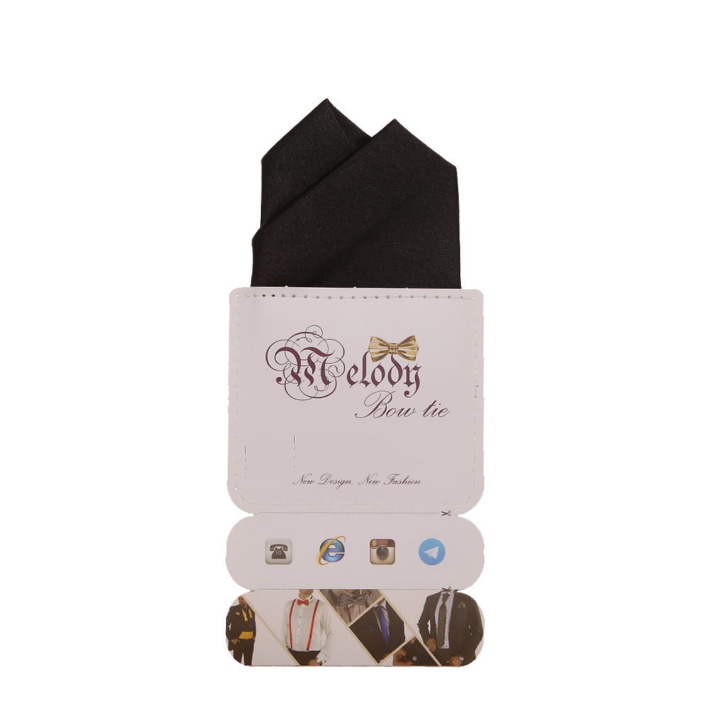 دستمال جیب مردانه ملودی مدل PS5108MSSblk