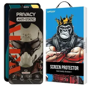 Epicoy Alpha Privacy  Glass Screen Protector For Xiaomi Redmi C75 4G/5G /Redmi A4/A3 Pro