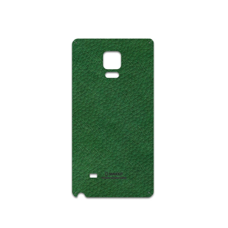 برچسب پوششی ماهوت مدل Green-Leather مناسب برای گوشی موبایل سامسونگ Galaxy Note Edge