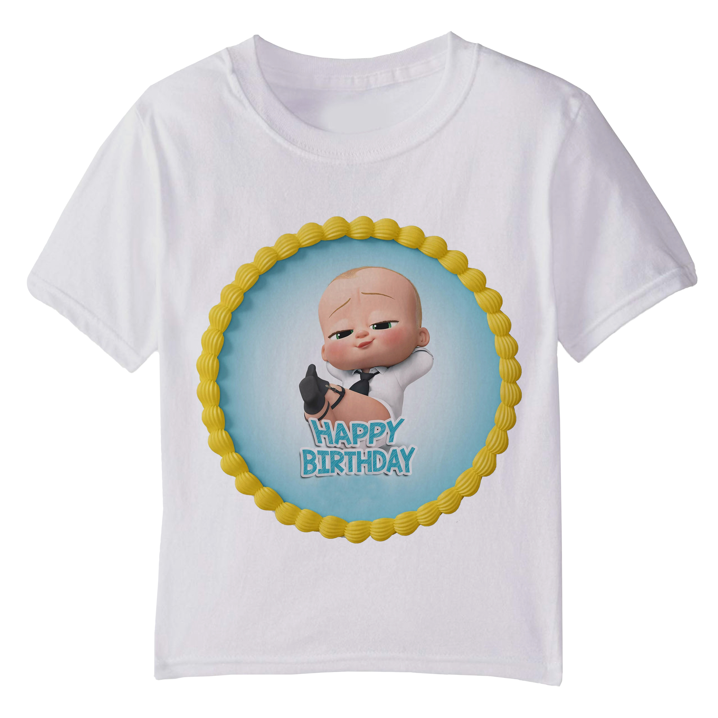 تی شرت آستین کوتاه بچگانه مدل تولدی بچه رئیس 016