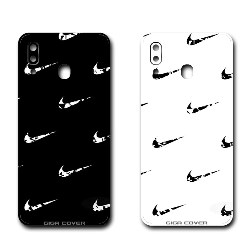 محافظ پشت گوشی گیگا کاور کد 2set nikee مناسب برای گوشی موبایل سامسونگ galaxy a20/a30 مجموعه 2 عددی
