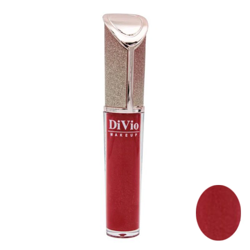 رژ لب مایع دیویو مدل شاین دار اکلیلی شماره 107