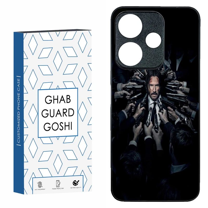 کاور قاب گارد گوشی طرح جان ویک کد TPU-219 مناسب برای گوشی موبایل شیائومی  REDMI 13  