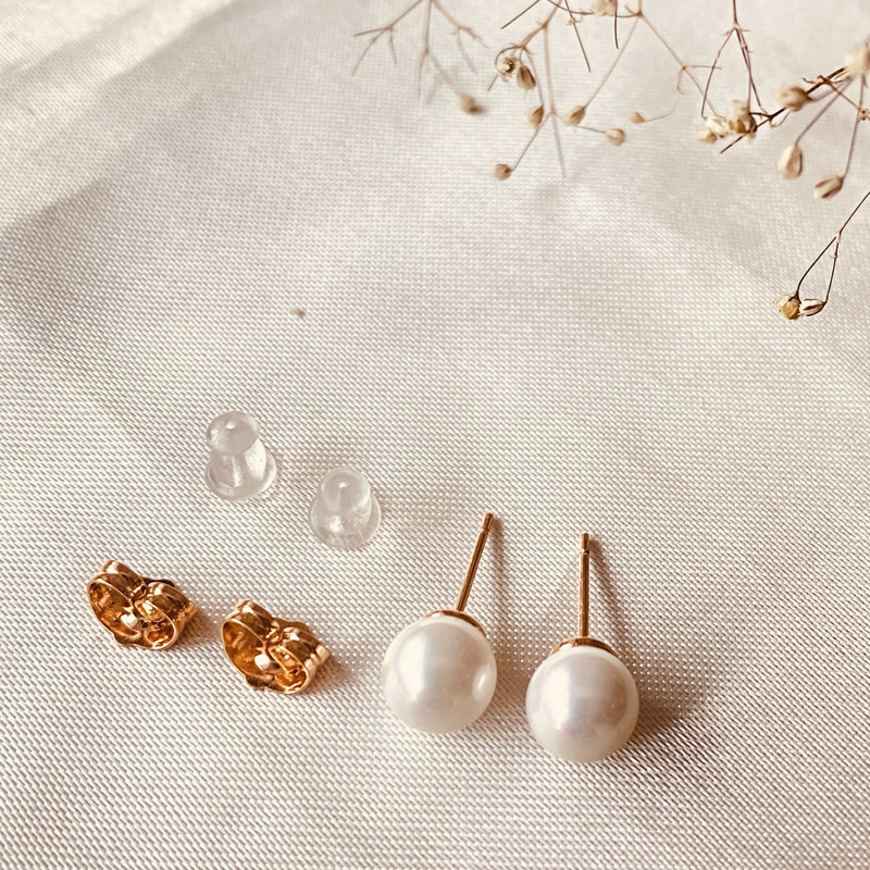 گوشواره زنانه ژوپینگ مدل مرواریدی کد vb