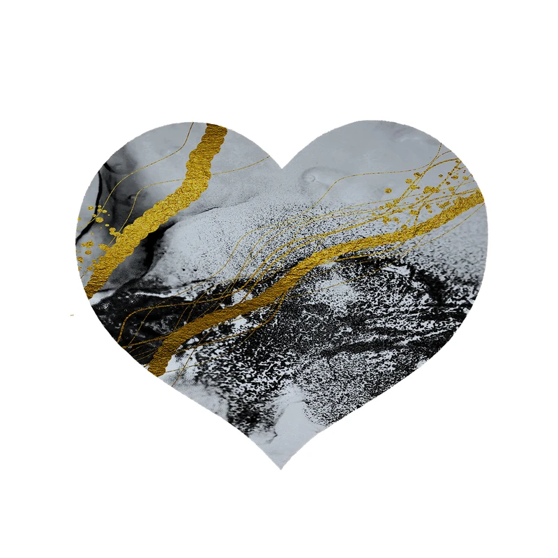  پادری مدل قلب طرح فانتزی کد 8626 سایز 90x90 سانتی متر