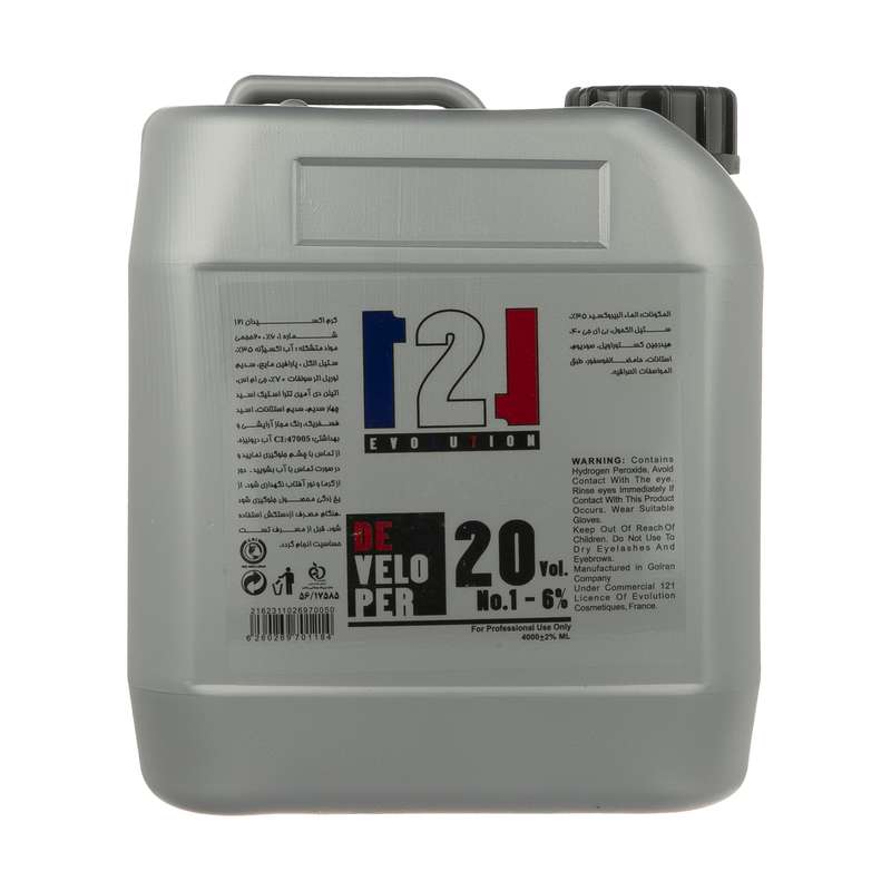 کرم اکسیدان 121 مدل 20Vol شش درصدی حجم 4000 میلی لیتر