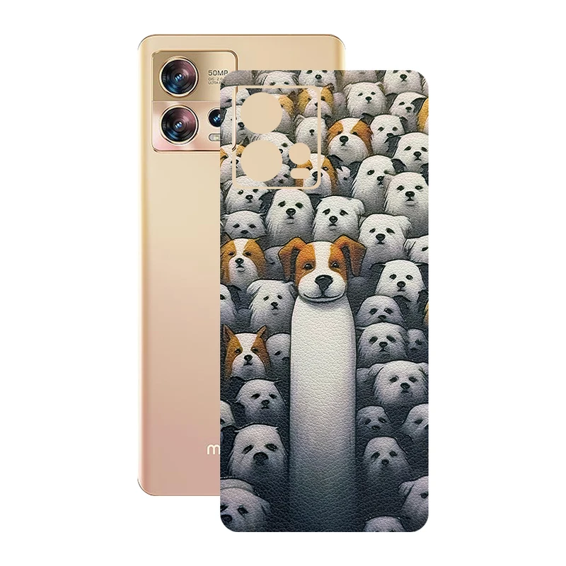 برچسب پوششی ریمکس مدل Leth طرح سگ مناسب برای گوشی موبایل موتورولا Edge 30 Fusion