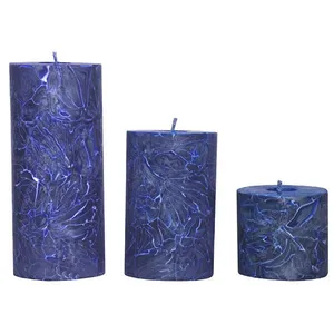 شمع مدل استوانه کوبیسم طرح کهکشان بسته 3 عددی