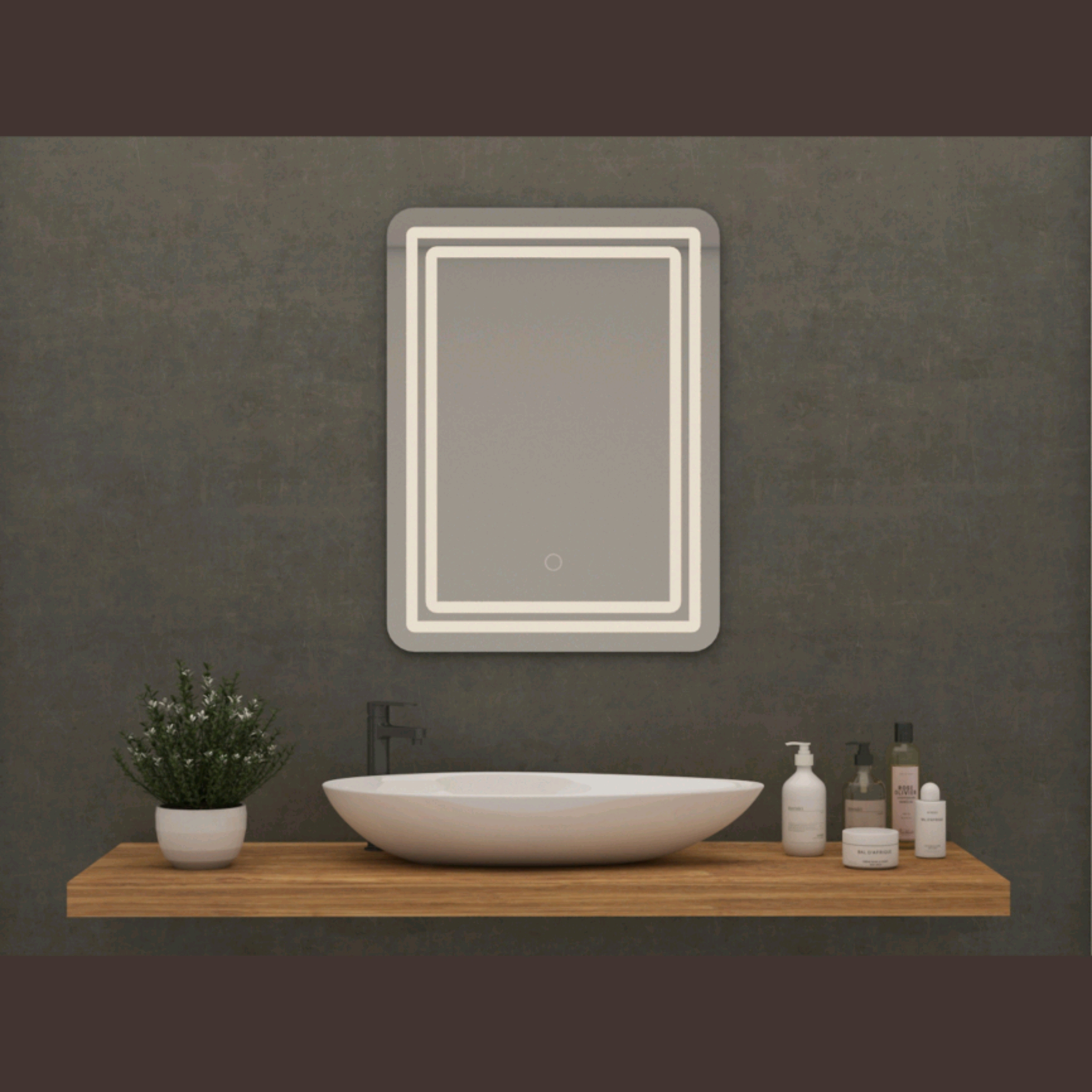 اینه لمسی سایا کابینت مدل نگار