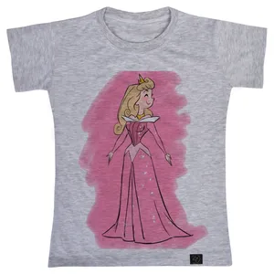 تی شرت آستین کوتاه دخترانه 27 مدل زیبای خفته کد V202