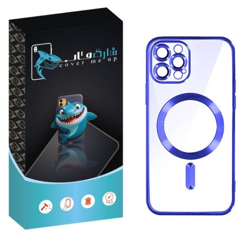 کاور شارک قاب مدل مگ سیف طرح لاکچری مناسب برای گوشی موبایل اپل iPhone 16 Pro Max