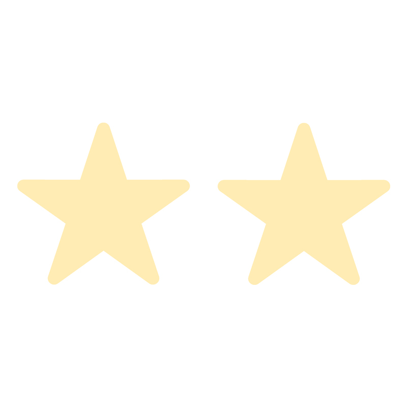 گوشواره طلا 18 عیار زنانه کرابو طرح ستاره مدل Kr5173