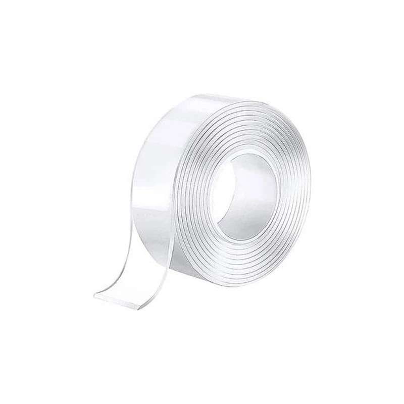 چسب دوطرفه مدل شیشه ای عرض 2 سانتی متر چسب دوطرفه مدل شیشه ای عرض 2 سانتی متر