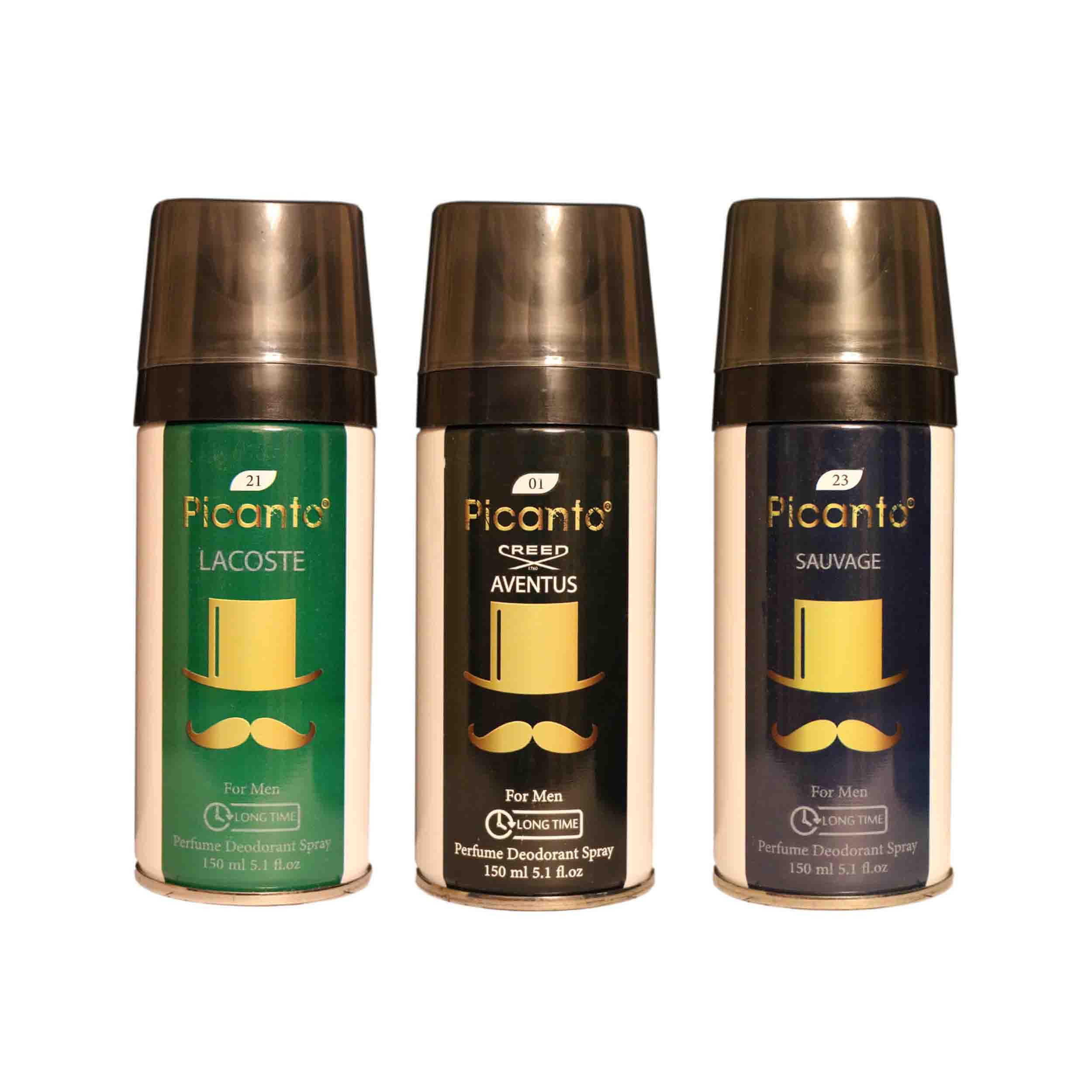 اسپری خوشبو کننده بدن مردانه پیکانتو مدل P42 حجم 150 میلی لیتر مجموعه 3 عددی
