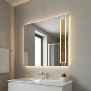 آینه سرویس‌ بهداشتی دلفین مدل N-1074 سایز 60x60 سانتی متر 