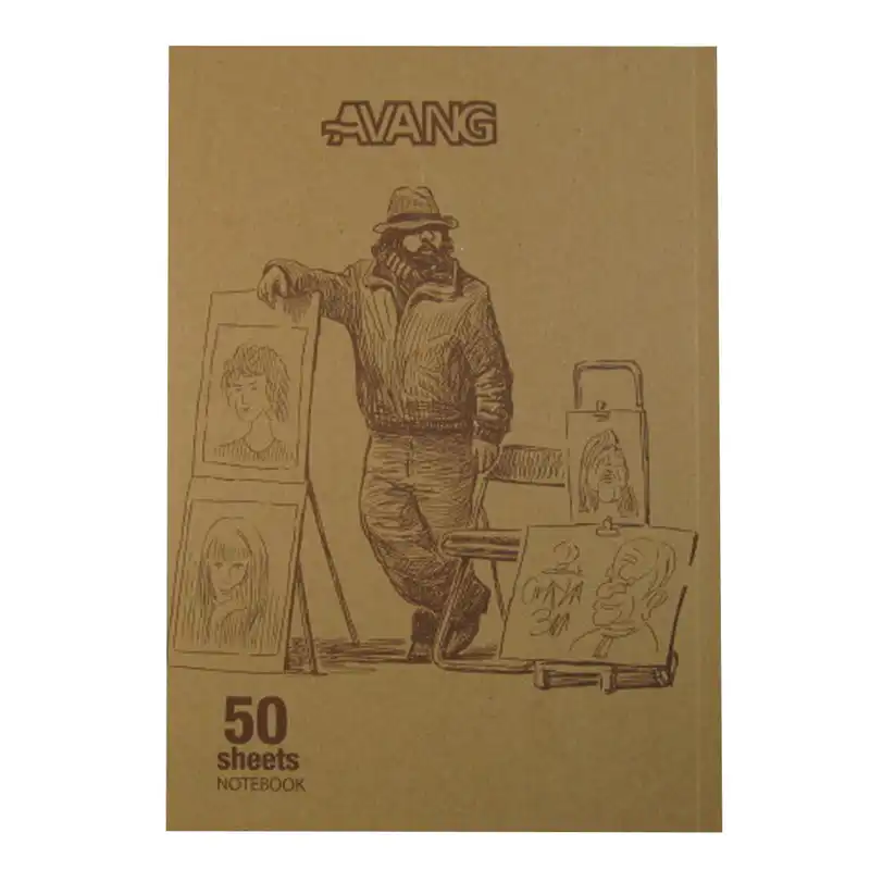 دفتر مشق 50 برگ آونگ مدل آرتیست