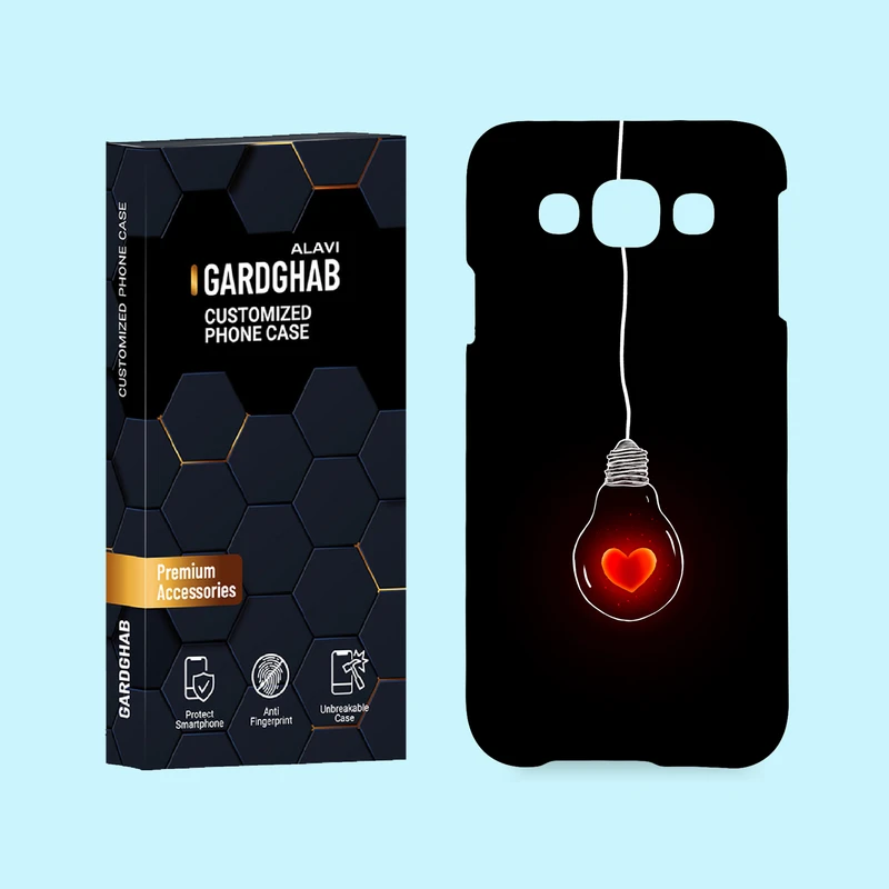 کاور گارد قاب علوی مدل عاشقانه مناسب برای گوشی موبایل سامسونگ Galaxy E5 2015