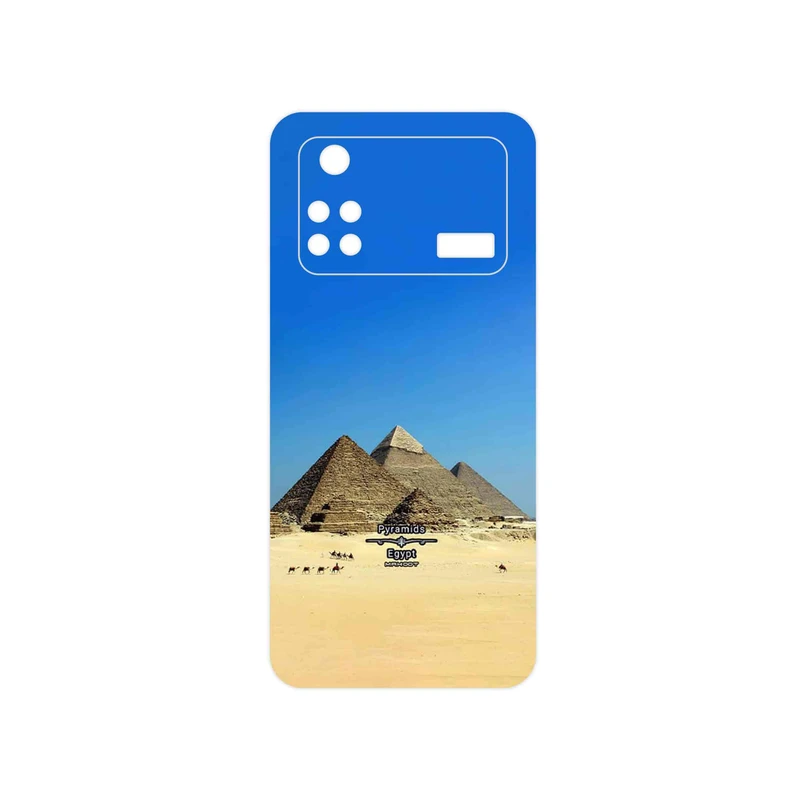 برچسب پوششی ماهوت مدل Pyramids of Egypt مناسب برای گوشی موبایل شیائومی Poco M4 Pro 4G