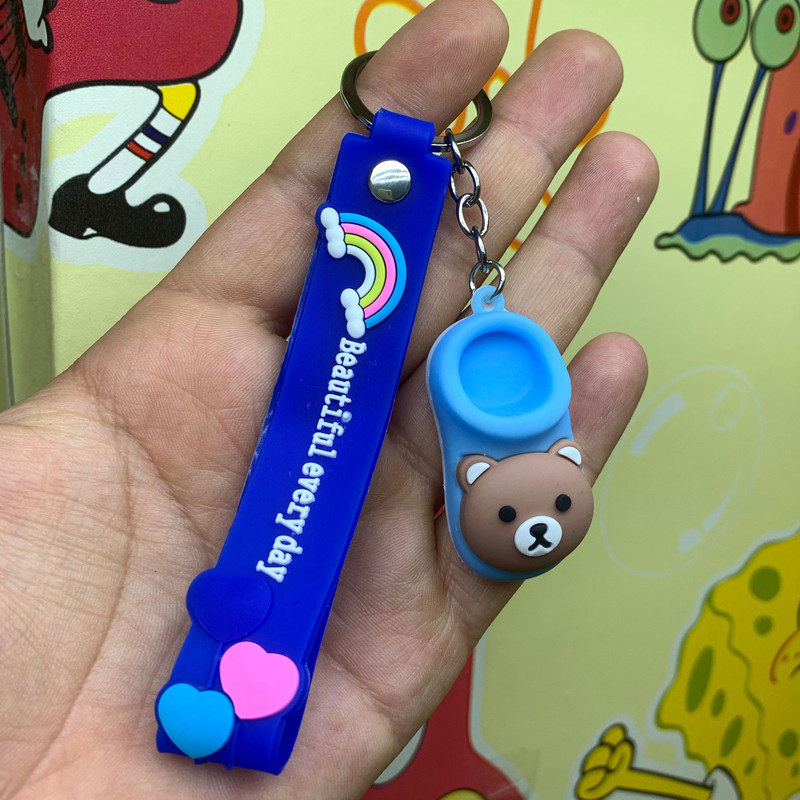 جاکلیدی مدل سیلیکونی طرح صندل خرسی