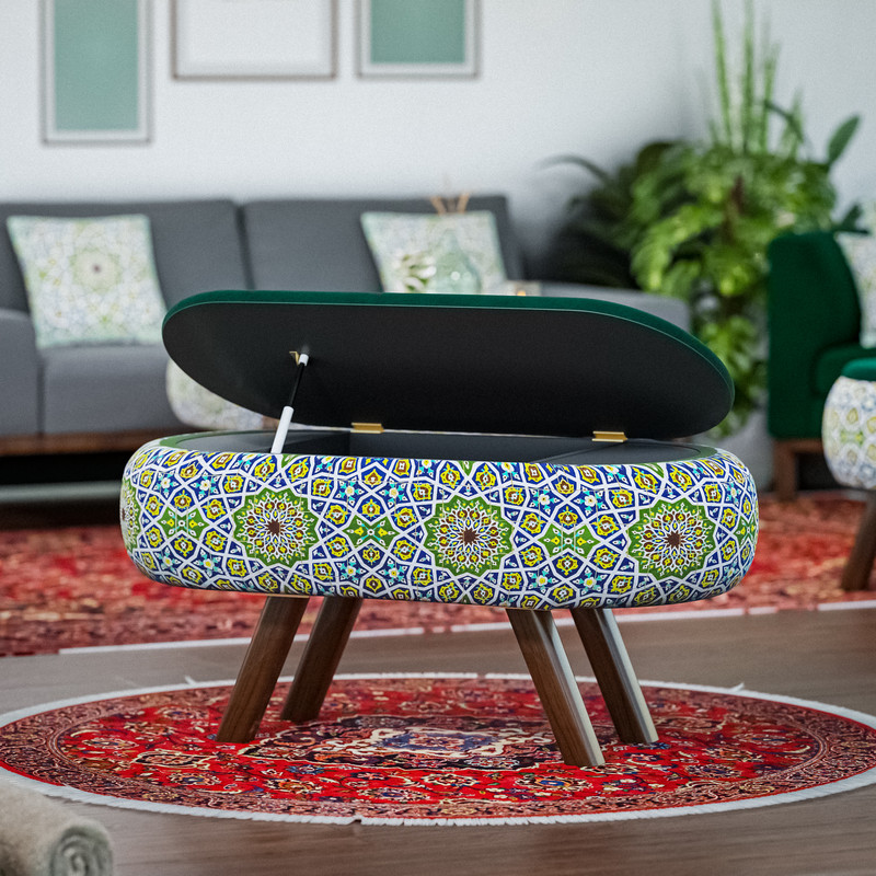 پاف مدل نیمکتی کد AK-67 90 پاف مدل نیمکتی کد AK-67 90