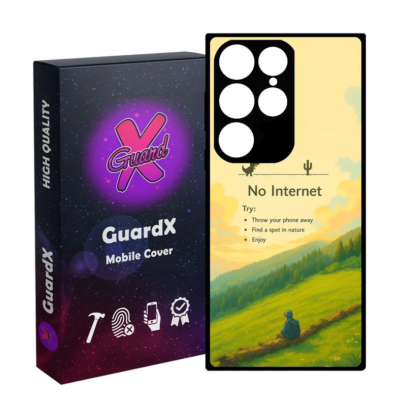 کاور گارد ایکس طرح بدون اینترنت مدل 10904 مناسب برای گوشی موبایل سامسونگ Galaxy S24 Ultra