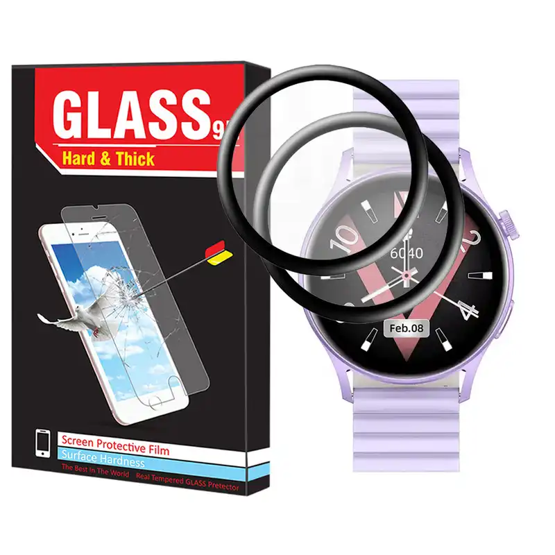 محافظ صفحه نمایش نانو هارد اند تیک مدل NHT مناسب برای ساعت هوشمند شیائومی Lora 2 بسته دو عددی