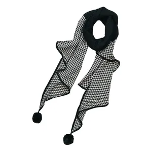 شال زنانه مدل پلیسه با برش اریب کد 3