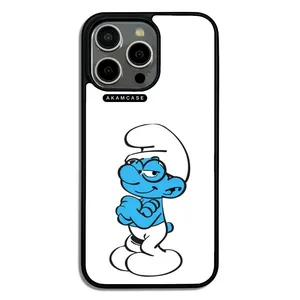 AKAM AMC-WA15PROMAX-SMURFS-26 Cover For Apple iPhone 15 Pro Max