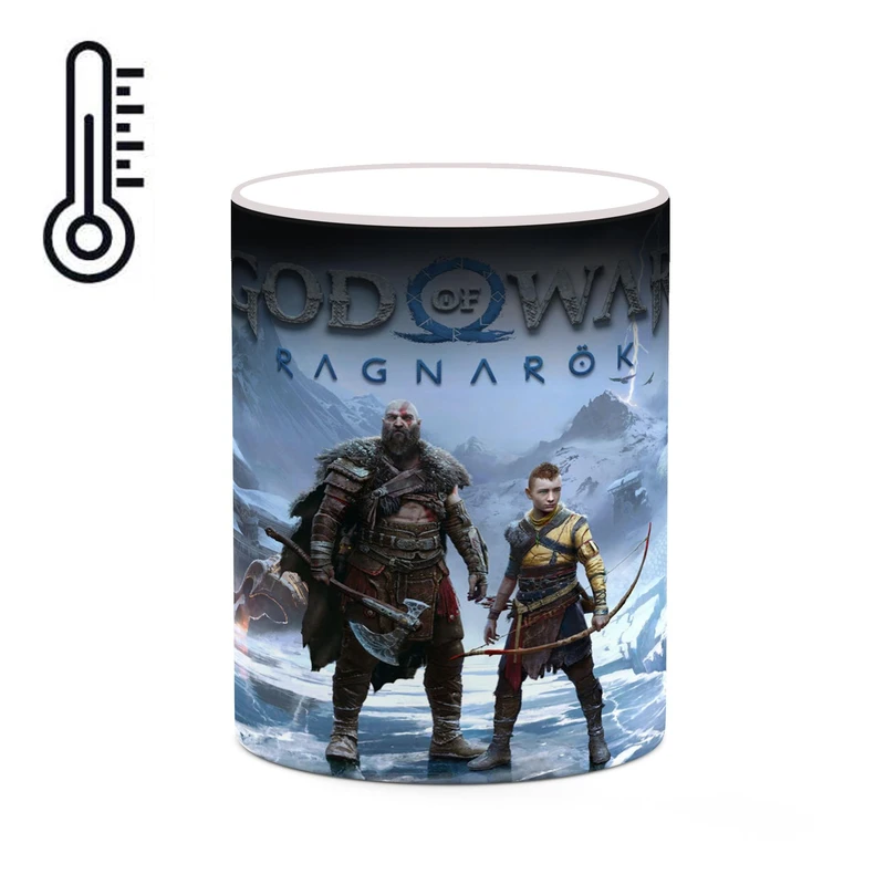 ماگ حرارتی کاکتی طرح گاد آف وار God Of War مدل mgh40675