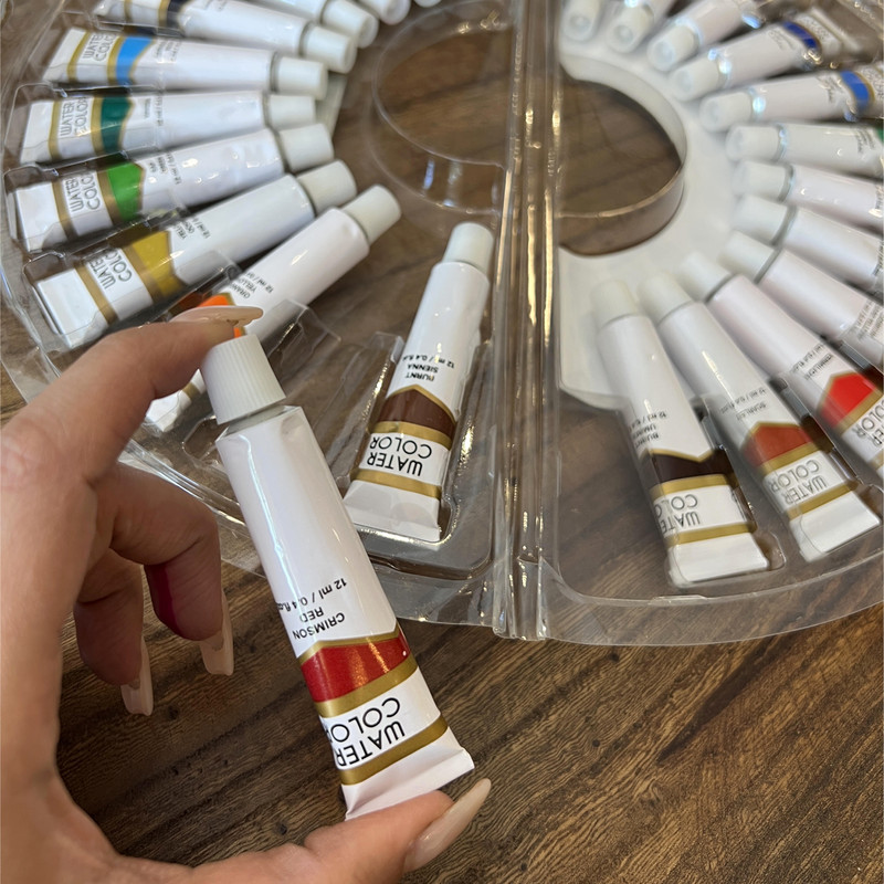 آبرنگ 24 رنگ مدل دایره ای کد 297094