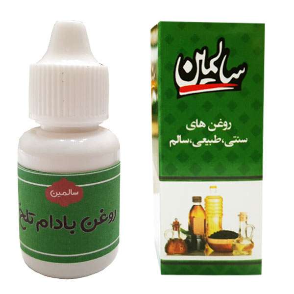 روغن بدن سالمین مدل بادام تلخ حجم 20 میلی لیتر