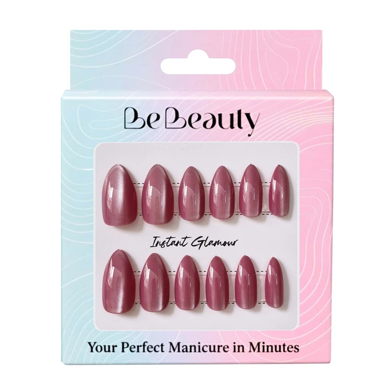 ناخن مصنوعی دست بی‌بیوتی مدل CatEye1018 بسته 12 عددی