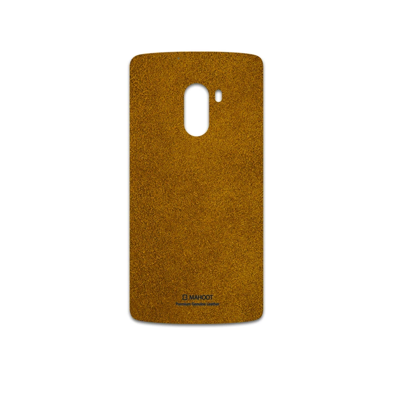 برچسب پوششی ماهوت مدل Brown-Chamois-Leather مناسب برای گوشی موبایل لنوو A7010