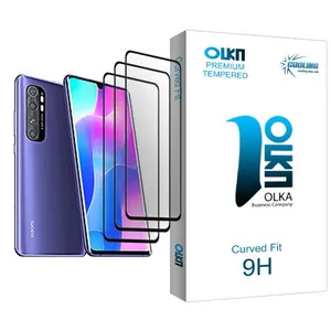 Cooling Olka Glass MIX003 Screen Protector For Xiaomi Mi Note 10 Lite Pack Of 3