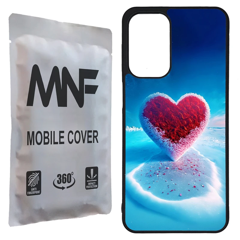 کاور ام ان اف طرح قلب یخی کد P-041 مناسب برای گوشی موبایل سامسونگ Galaxy A23 / A23 5G