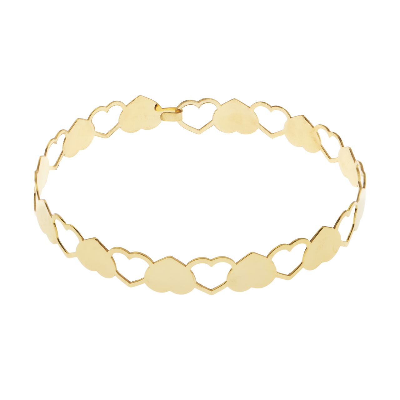 دستبند طلا 18 عیار زنانه کانیار گالری مدل B33