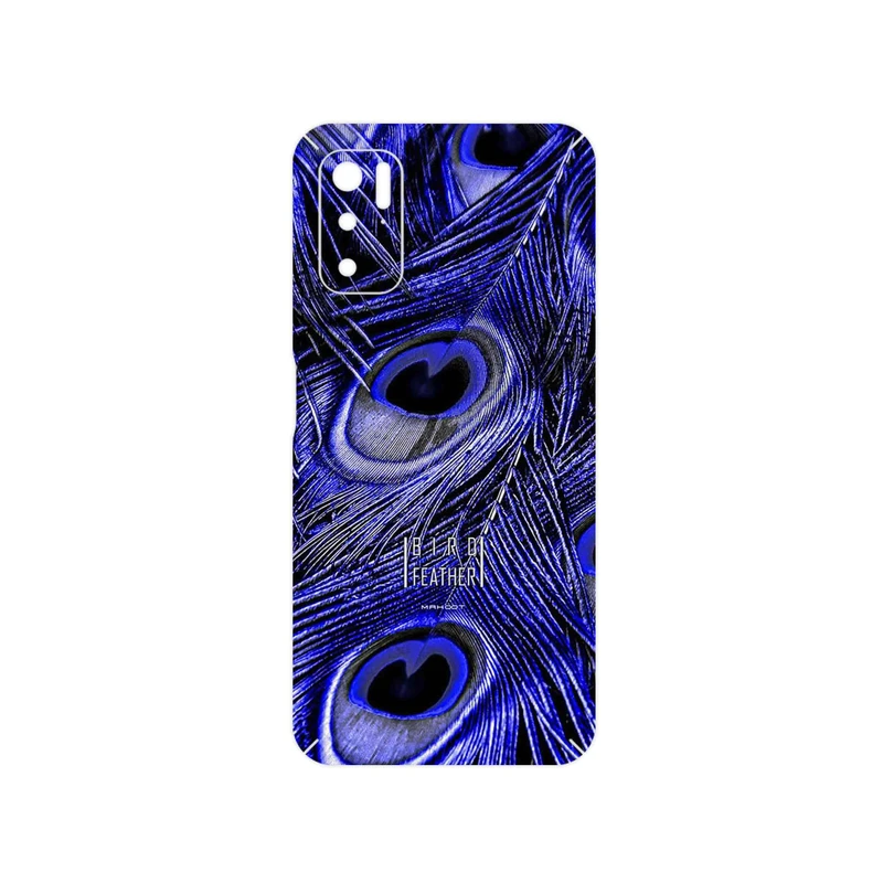 برچسب پوششی ماهوت مدل Purple Feather مناسب برای گوشی موبایل شیائومی Poco M3 Pro 5G