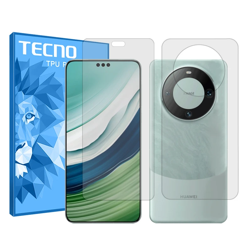 محافظ صفحه نمایش شفاف تکنو مدل Hygel مناسب برای گوشی موبایل هوآوی Mate 60 Pro به همراه محافظ پشت گوشی