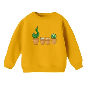 سویشرت بچگانه مدل کاکتوس و گربه 