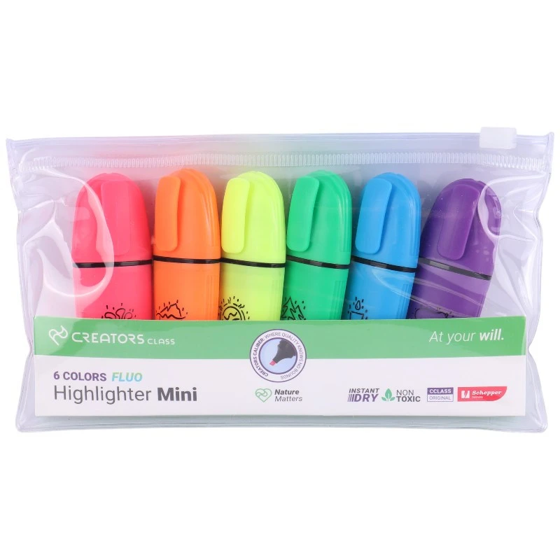 ماژیک علامت گذار کریتورز کلاس مدل Mini-HLF بسته 6 عددی