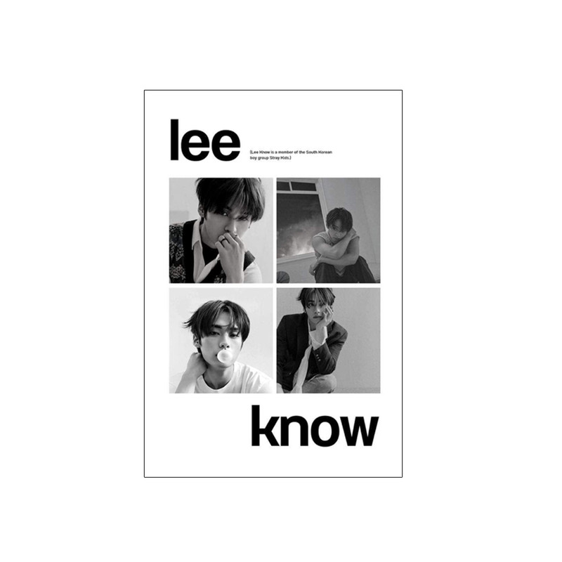 پوستر مدل استری کیدز Stray kids طرح لینو Leeknow کد 553