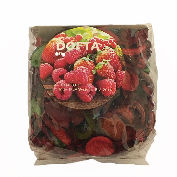 گل خشک ایکیا مدل Dofta توت فرنگی وزن 60 گرم