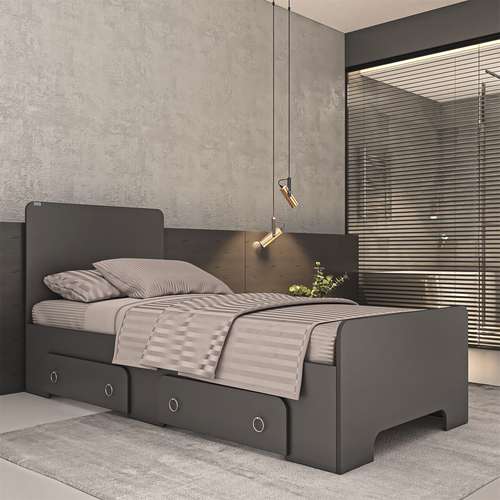 تخت خواب یک نفره اعیان مدل FH794 سایز 90x200 سانتی متر