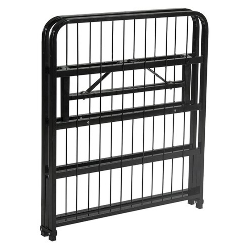 کفی تخت خواب مدل تاشو پایه بلند تکنفره سایز 195×85 سانتی متر