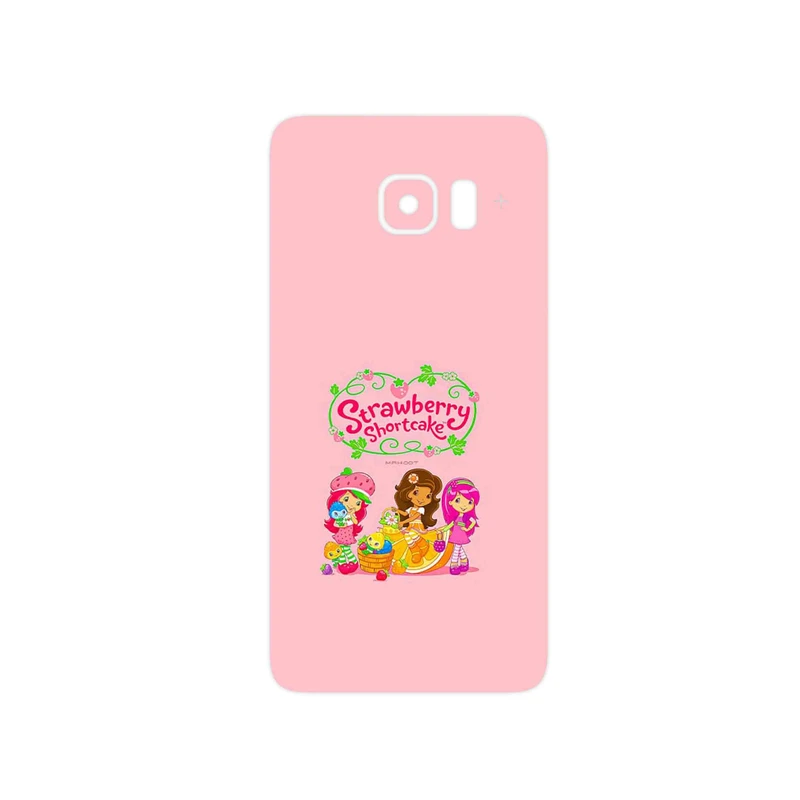 برچسب پوششی ماهوت مدل Strawberry Shortcake مناسب برای گوشی موبایل سامسونگ Galaxy S6 Edge Plus